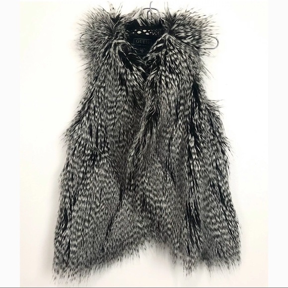Guess faux fur vest - Picture 1 of 3